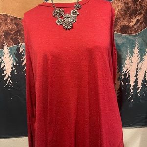 Peekaboo shoulder top & necklace lot